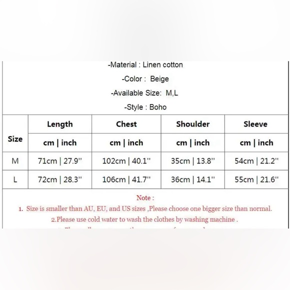 Embroidered Floral Puff Sleeve Boho Blouse cream - Picture 10 of 10